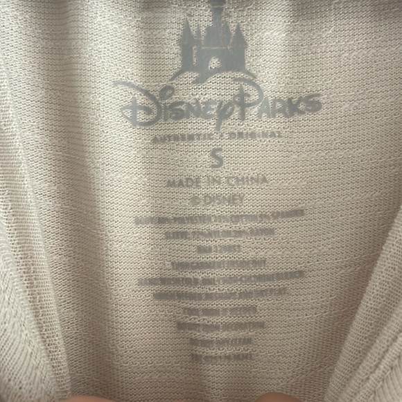 DISNEY PARKS | Women’s Disney Women's Shirt Cinderella Slipper Lace Sleeves Sz S - Picture 8 of 9
